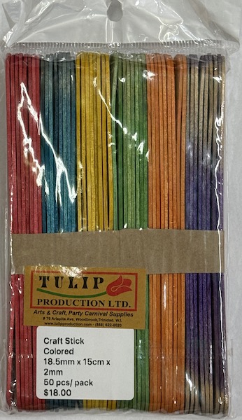 Craft Stick Colored 15cm